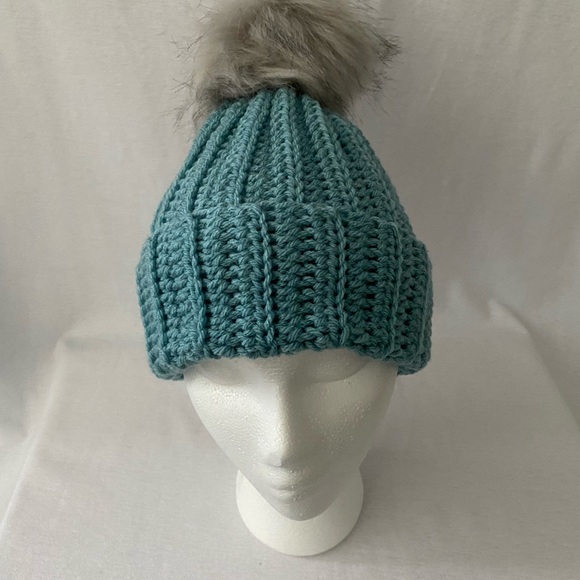 Handmade Pompom Beanie - Picture 4 of 6